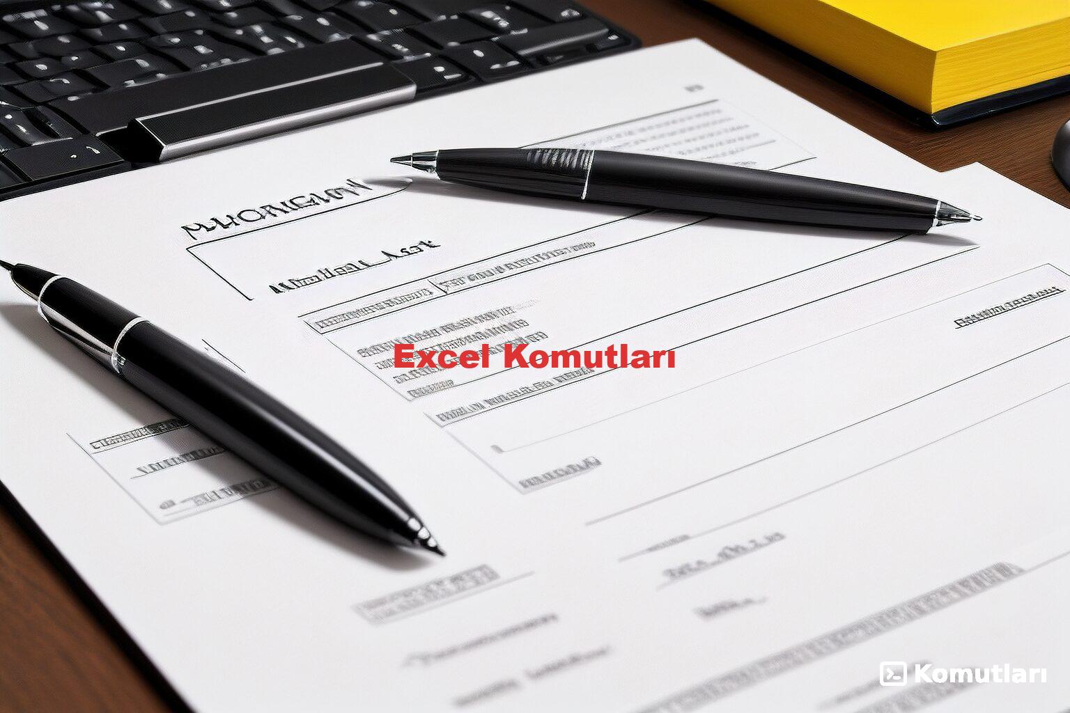 Excel Komutları