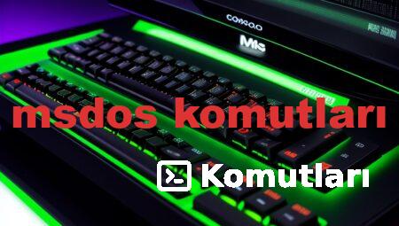 msdos komutları