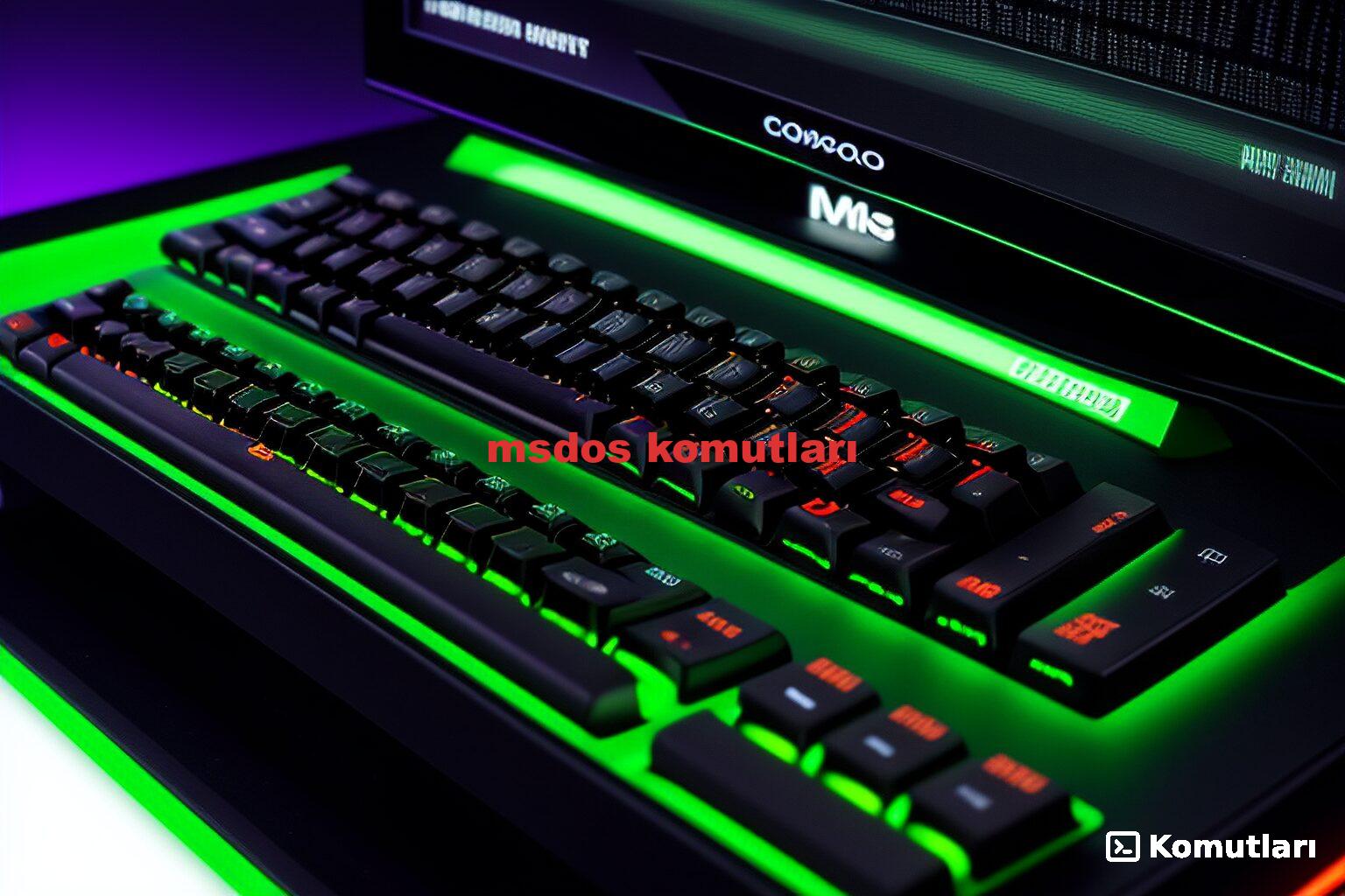 msdos komutları