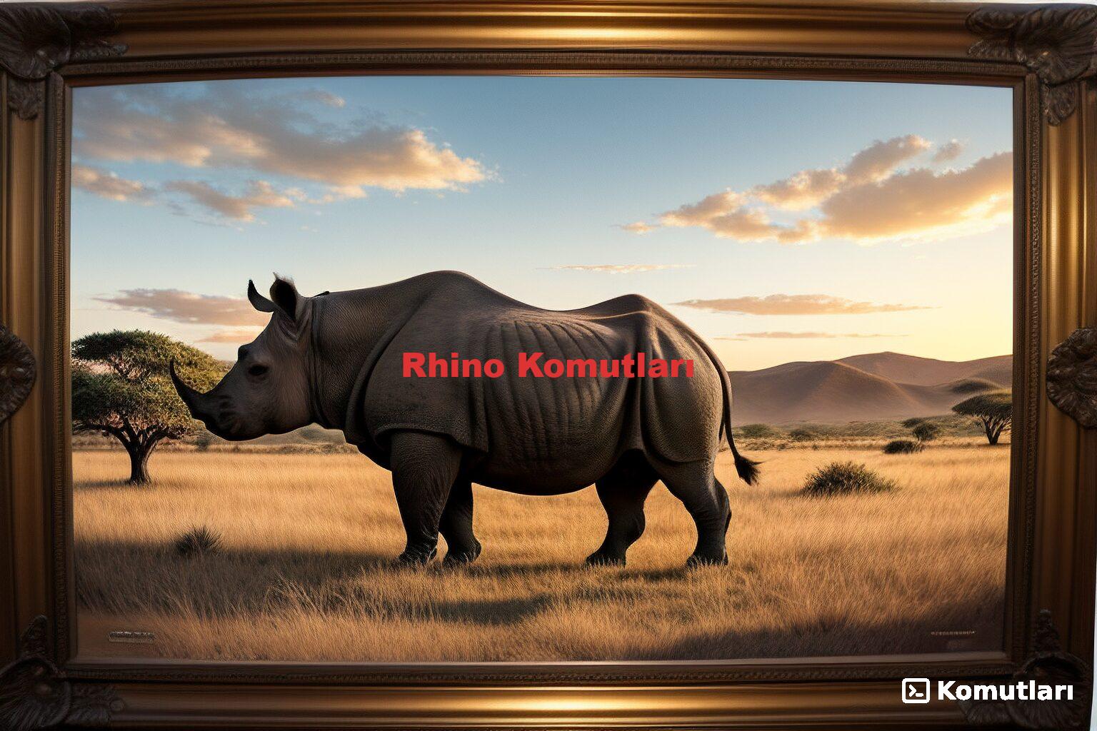 Rhino Komutları