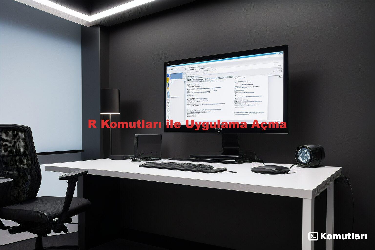 R Komutları ile Uygulama Açma