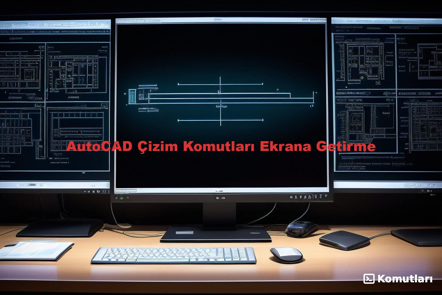 AutoCAD Çizim Komutları Ekrana Getirme