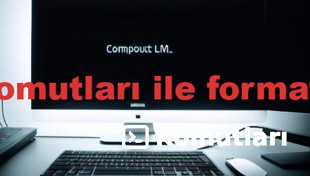 cmd komutları ile format atma