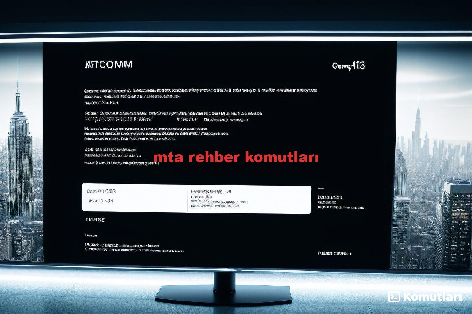 mta rehber komutları