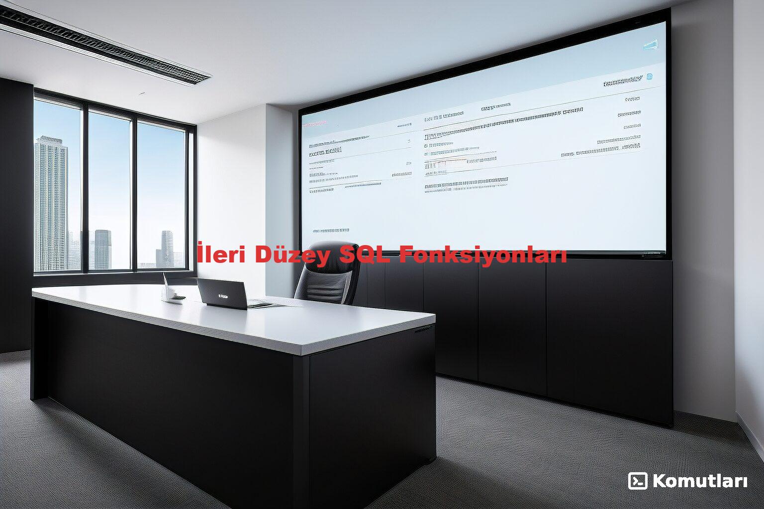 İleri Düzey SQL Fonksiyonları