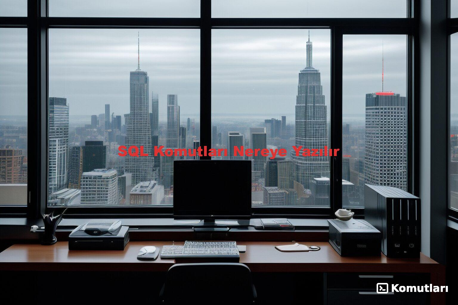 SQL Komutları Nereye Yazılır