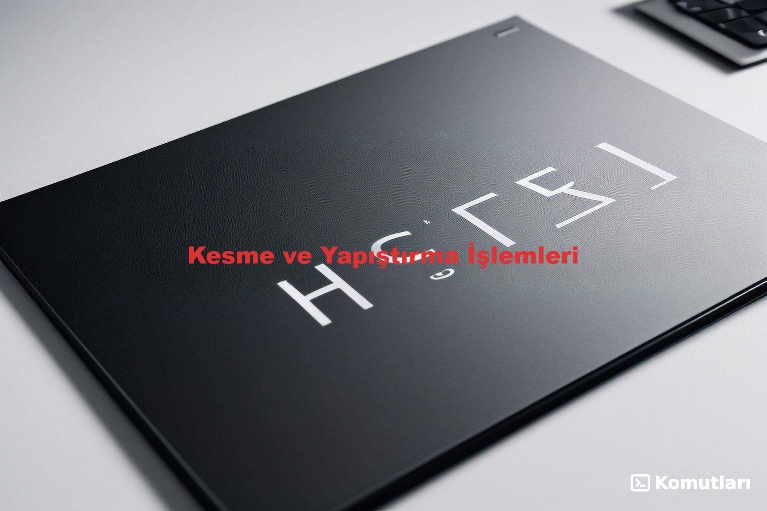 Kesme ve Yapıştırma İşlemleri