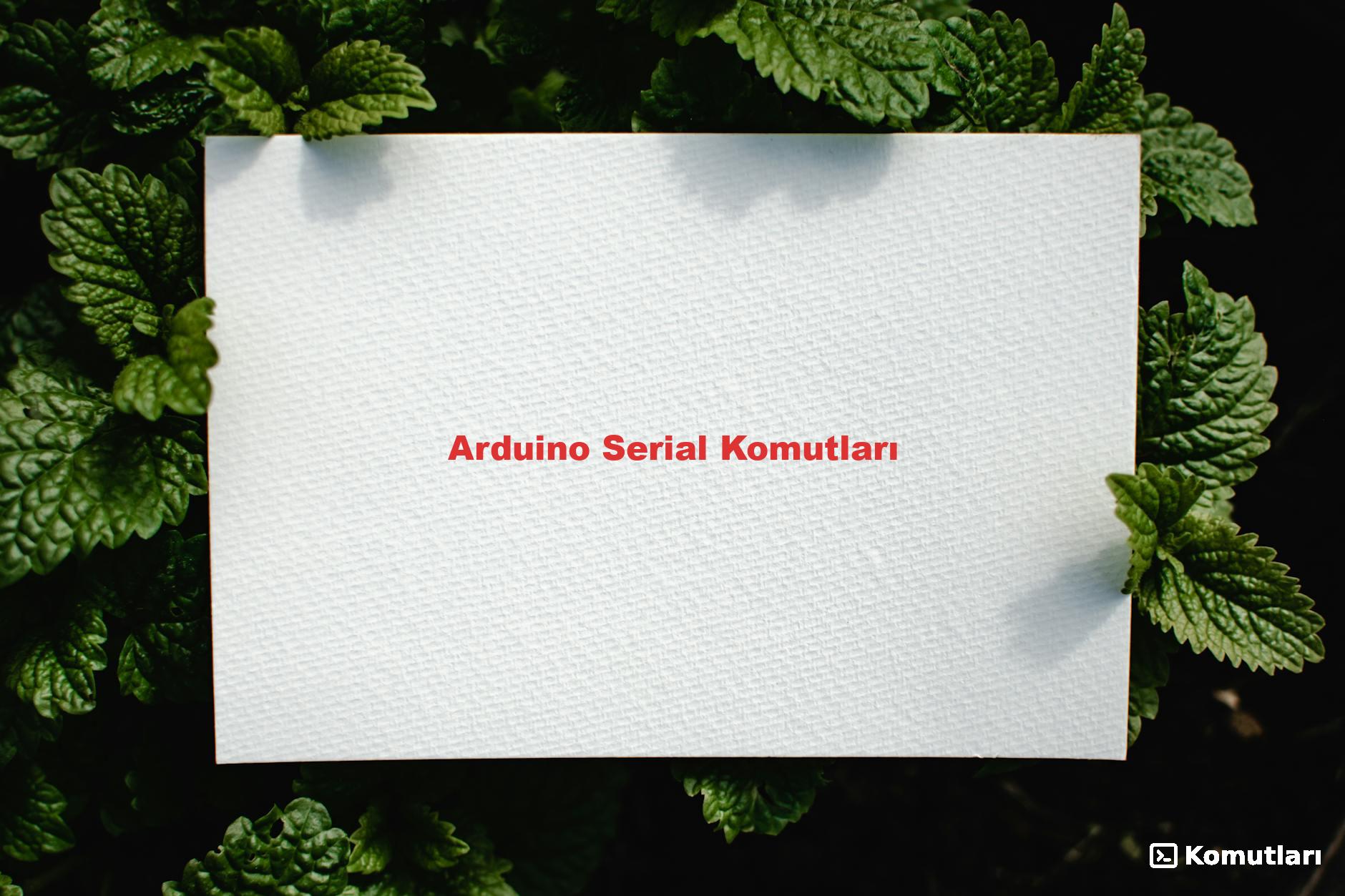 Arduino Serial Komutları
