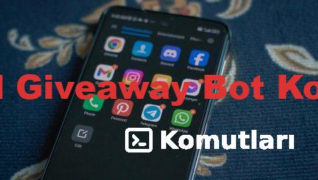 Discord Giveaway Bot Komutları