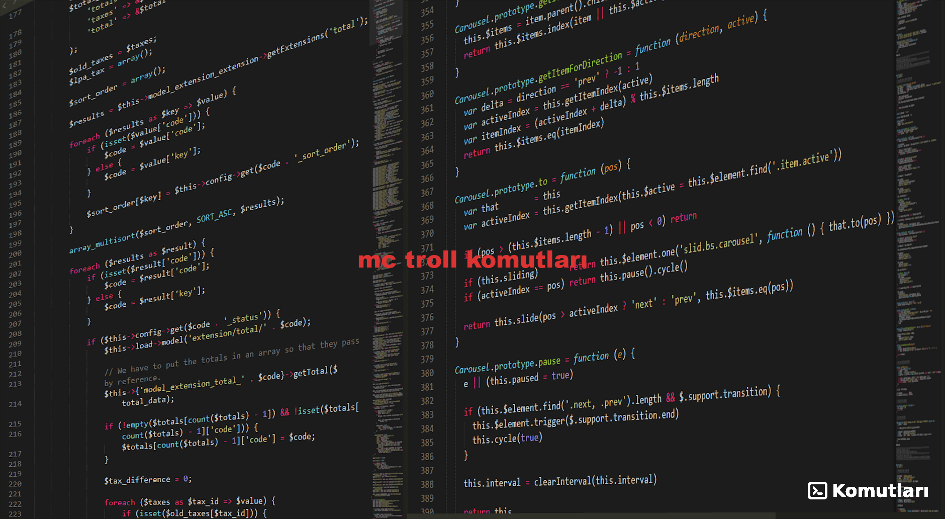 mc troll komutları