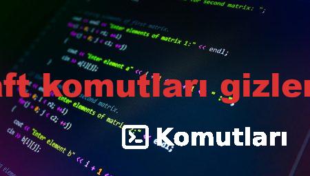minecraft komutları gizleme kodu