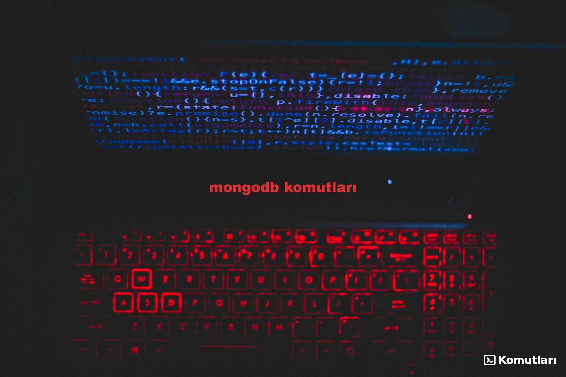 mongodb komutları