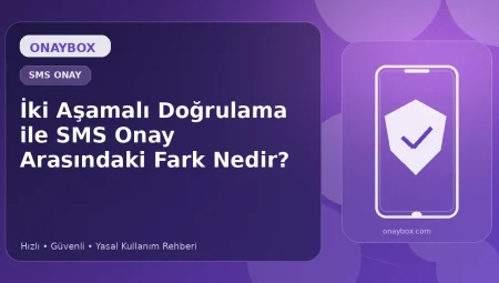 İki Aşamalı Doğrulama ile SMS Onay Arasındaki Fark Nedir?