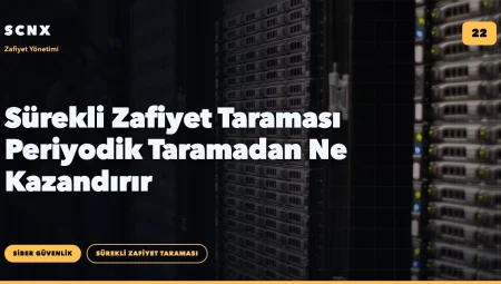 Sürekli Zafiyet Taraması Periyodik Taramadan Ne Kazandırır